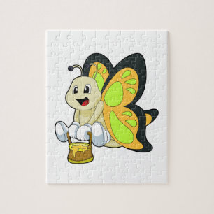 Butterfly with Honey Jigsaw Puzzle