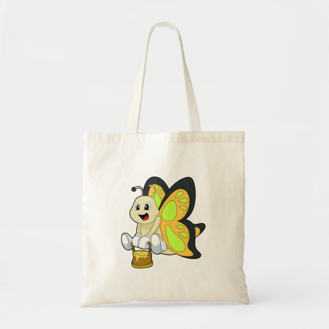 Butterfly with Honey Tote Bag (Front)