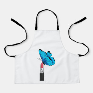 Butterfly with Lipstick Apron
