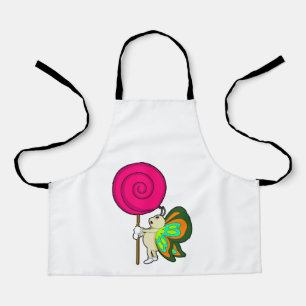 Butterfly with Lollipop Apron