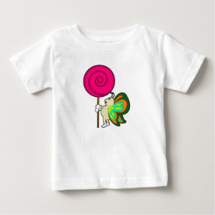 Butterfly with Lollipop Baby T-Shirt