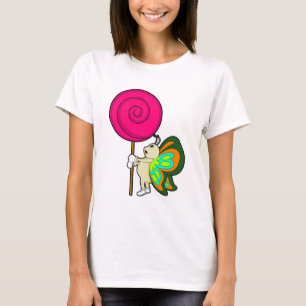 Butterfly with Lollipop T-Shirt