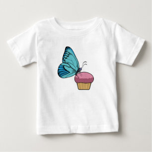 Butterfly with Muffin Baby T-Shirt
