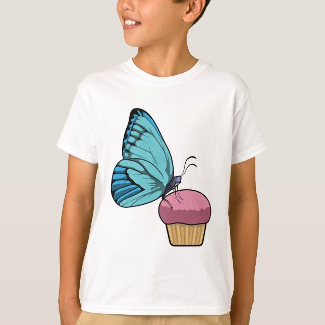 Butterfly with Muffin T-Shirt (Front)