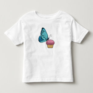 Butterfly with Muffin Toddler T-Shirt