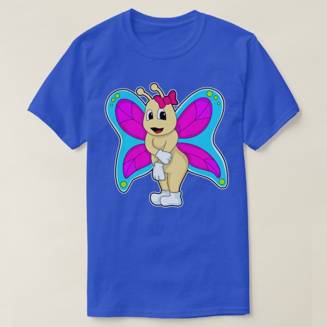 Butterfly with Ribbon T-Shirt (Design Front)