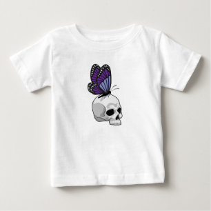 Butterfly with Skull Baby T-Shirt