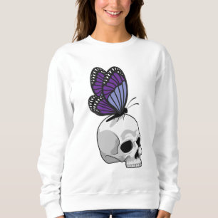 Butterfly with Skull Sweatshirt