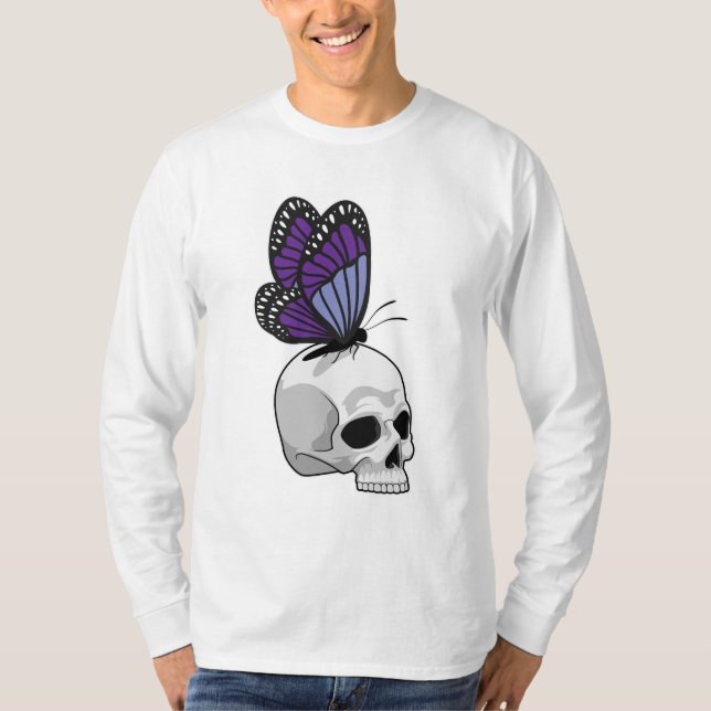 Butterfly with Skull T-Shirt (Front)