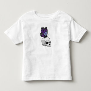 Butterfly with Skull Toddler T-Shirt