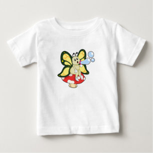 Butterfly with Soap bubbles Baby T-Shirt