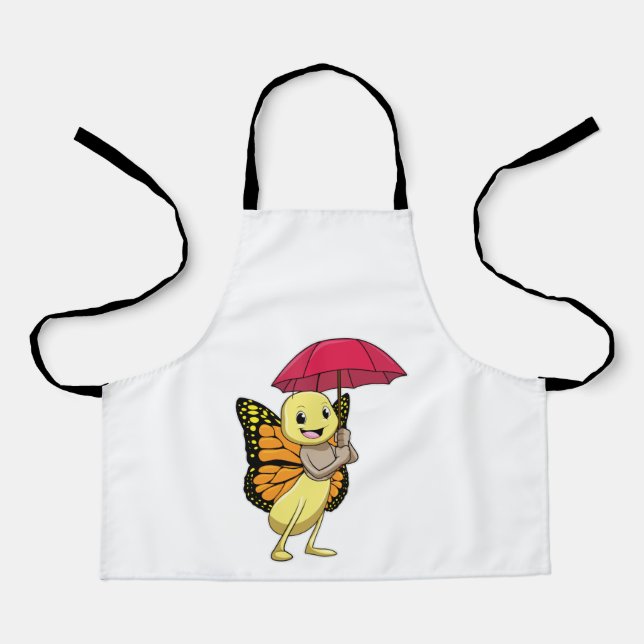 Butterfly with Umbrella Apron (Front)