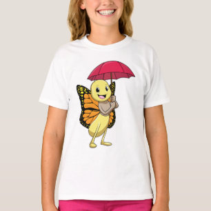 Butterfly with Umbrella T-Shirt