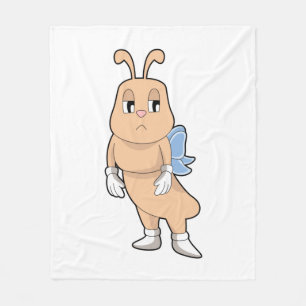 Butterfly without Wings Fleece Blanket