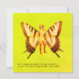 Butterfly woman