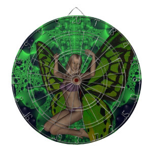 Butterfly woman dartboard