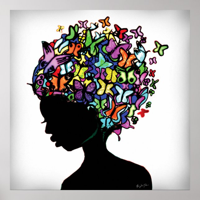 Butterfly Woman Poster (Front)