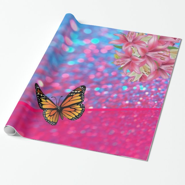 Butterfly Wrapping Paper (Unrolled)