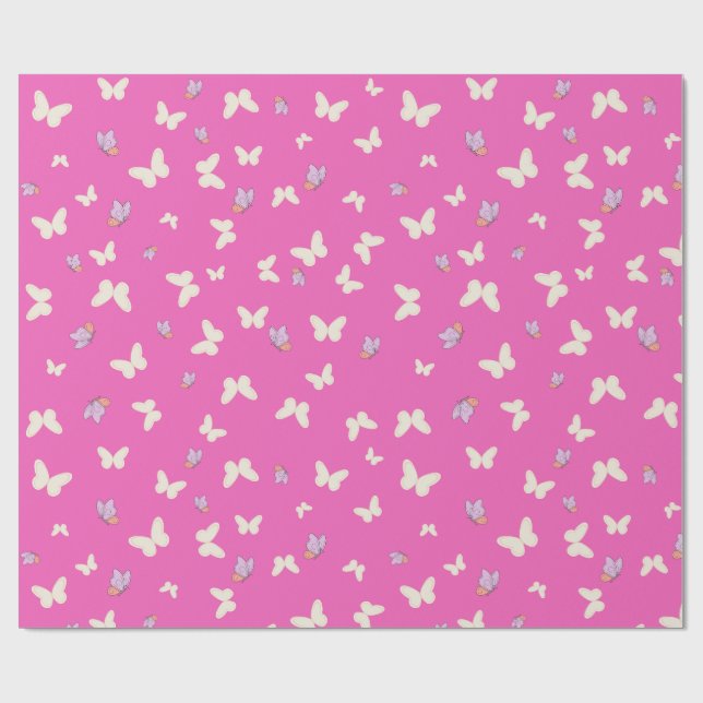 Butterfly Wrapping Paper (Flat)