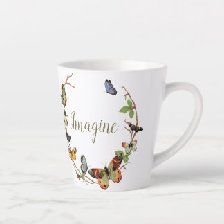 Butterfly Wreath Personalise Mug