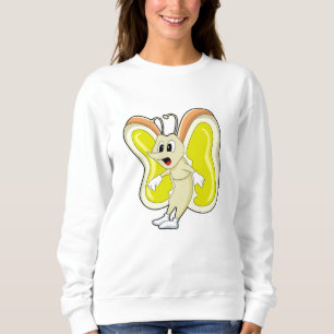 Butterfly yellow sweatshirt