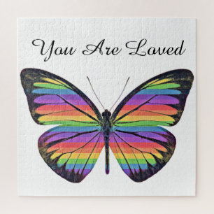 Butterfly You Are Loved Jigsaw Puzzle