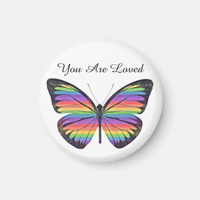 Butterfly You Are Loved Magnet (Front)
