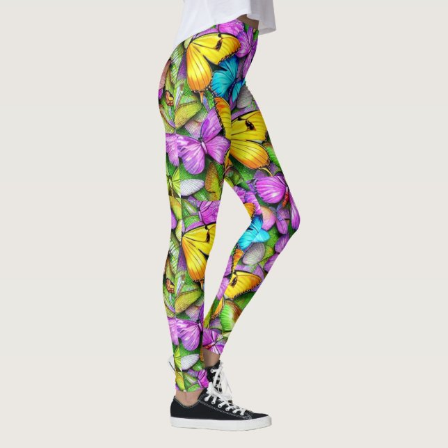 Butterfly's Colourful Leggings (Right)