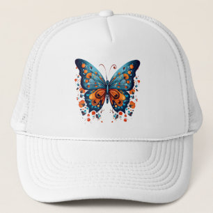 Butterfly's Colourful Splash Trucker Hat