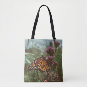 butterflys orange  tote bag