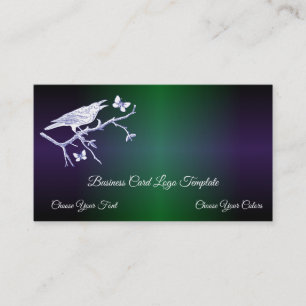 Butterfly's & Raven Business Card
