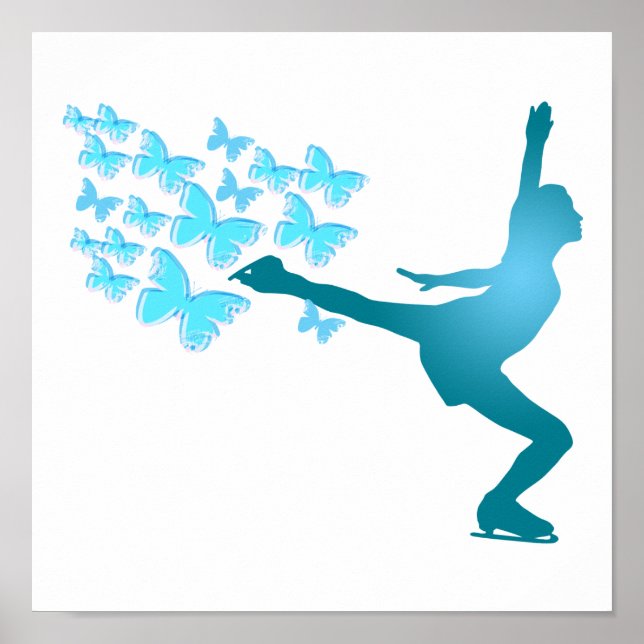 butterflyskater Ice Skating Poster (Front)