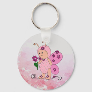 butterling Rosa Key Ring