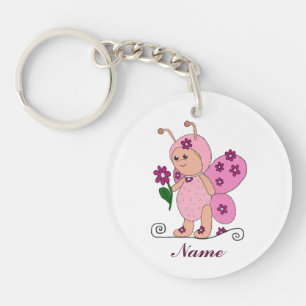 butterling Rosa Key Ring