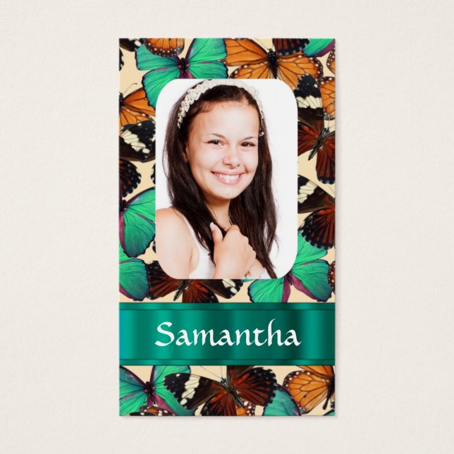Butterly collage photo template (Front)