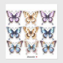 Butterly Journal Watercolor Scrapbook Stationary