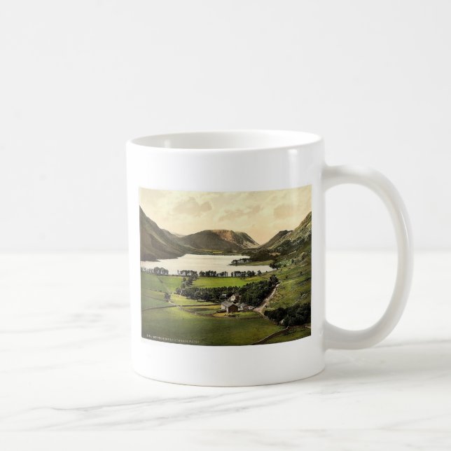 Buttermere and Crummock Water, Lake District, Engl Coffee Mug (Right)