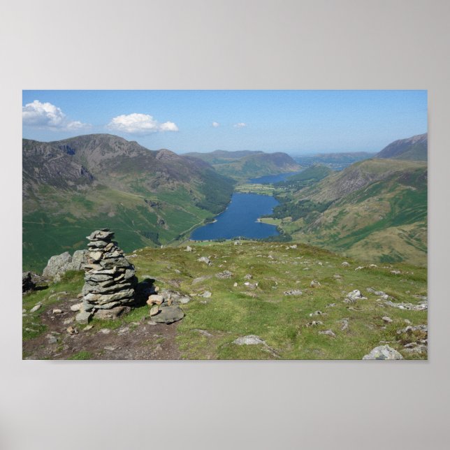 Buttermere and Crummock Water Poster (Front)