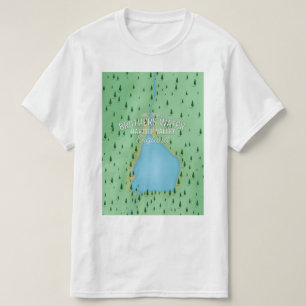 Buttermere lake, lake district travel poster T-Shirt