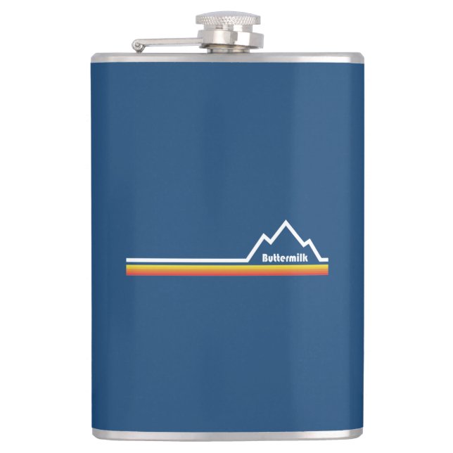 Buttermilk Colorado Hip Flask (Front)