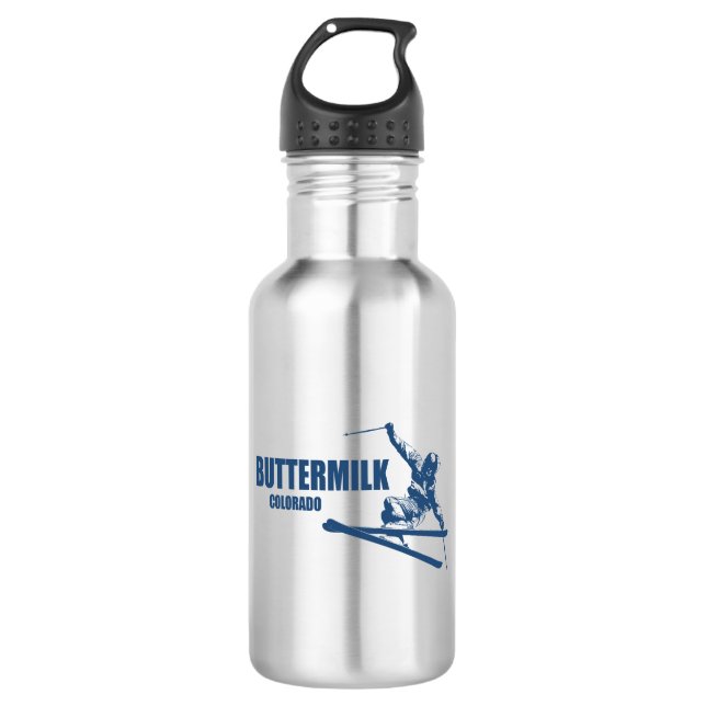Buttermilk Colorado Skier 532 Ml Water Bottle (Front)