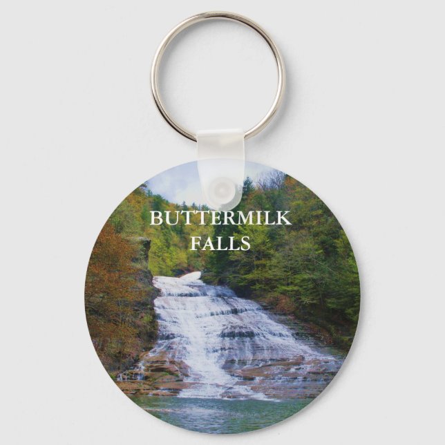 BUTTERMILK FALLS keychain (Front)