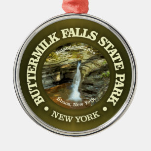 Buttermilk Falls SP Metal Tree Decoration