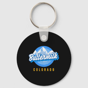 Buttermilk Snowboarding Co Ski Colorado Mountain S Key Ring