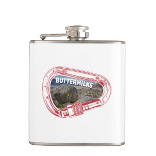 Buttermilks Climbing Carabiner Flask