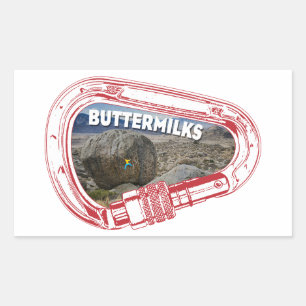 Buttermilks Climbing Carabiner Sticker