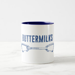 Buttermilks Rock Climbing Quickdraw Two-Tone Coffee Mug