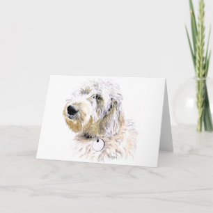 Butters the Labradoodle Greeting Card