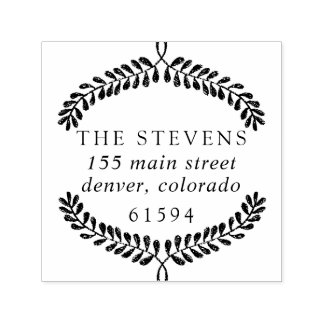 Butterum & Plum Return Address Self-inking Stamp