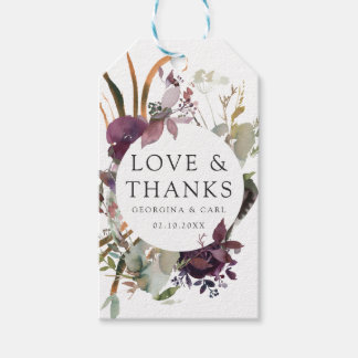 Butterum & Plum Wedding Favour Gift Tags